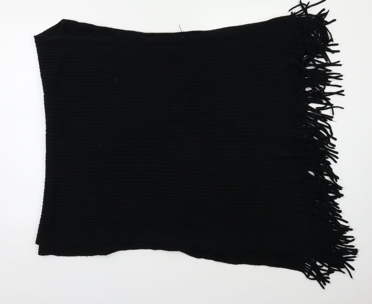 Preworn Womens Black Shawl/Wrap
