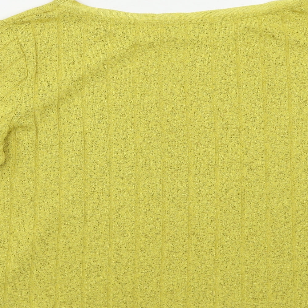 Marks & Spencer Womens Yellow Pullover Jumper Size 12