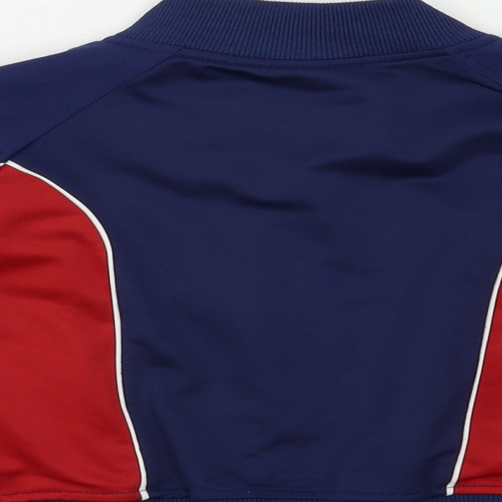 ENRG Boys Blue Colourblock Full Zip Sweatshirt Size 2-3 Years