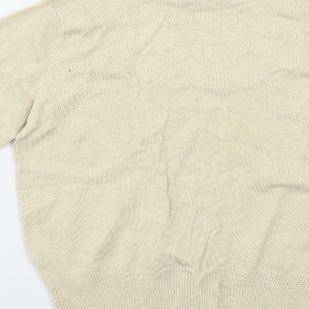 Ana Capri Womens Beige Pullover Jumper Size S