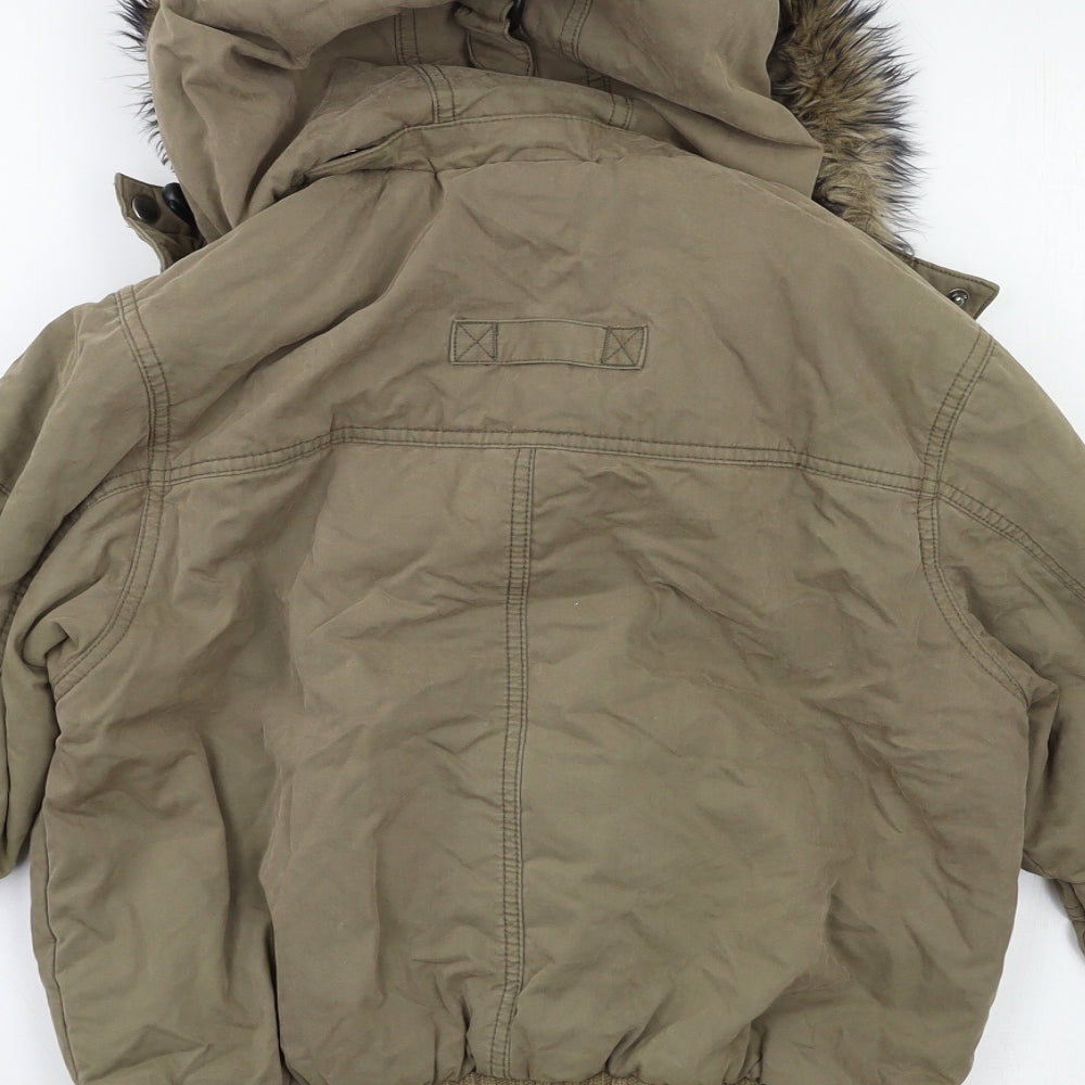Preworn Girls Beige Jacket Size 9-10 Years