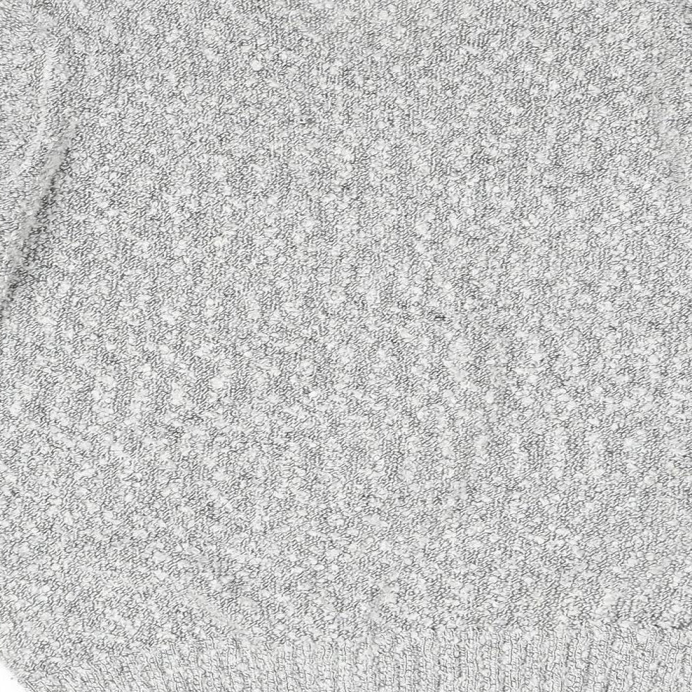 Isle Womens Grey Knit Pullover Jumper Size M