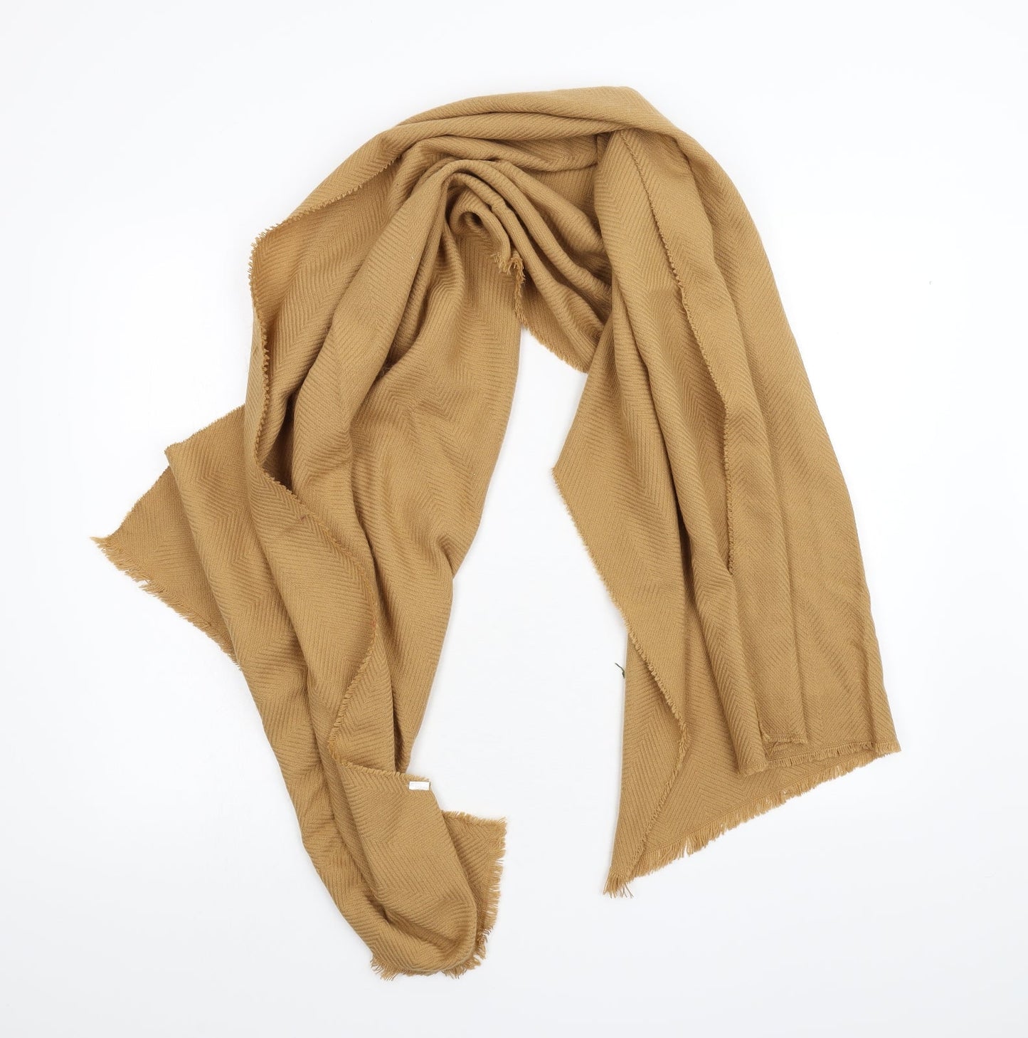 Preworn Unisex Brown Scarf