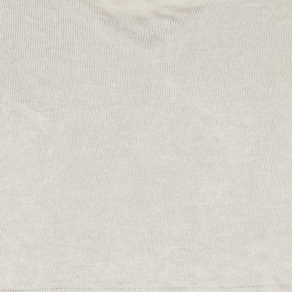 Lakeland Womens Beige Knit Pullover Jumper Size 14