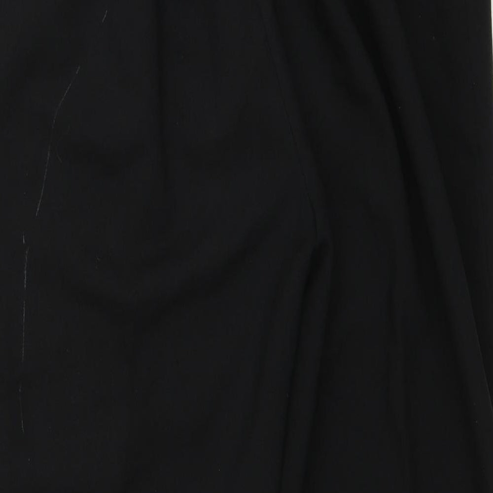 Preworn Womens Black Capri Trousers Size 18 L23 in