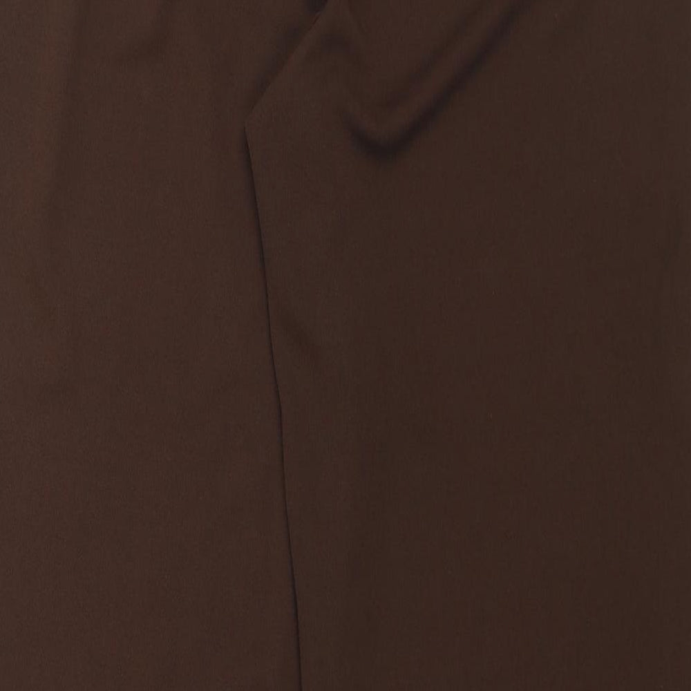 Edmee Womens Brown Trousers Size 10 L28 in