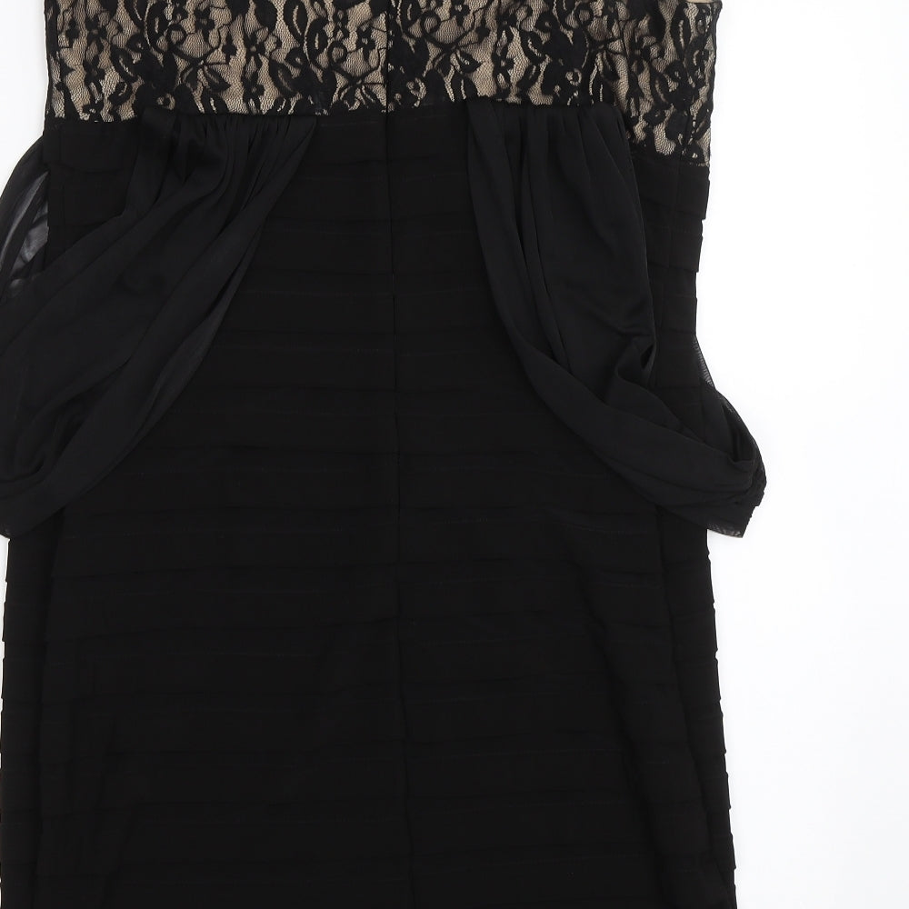 Scarlet Nite Womens Black Mini Size 12