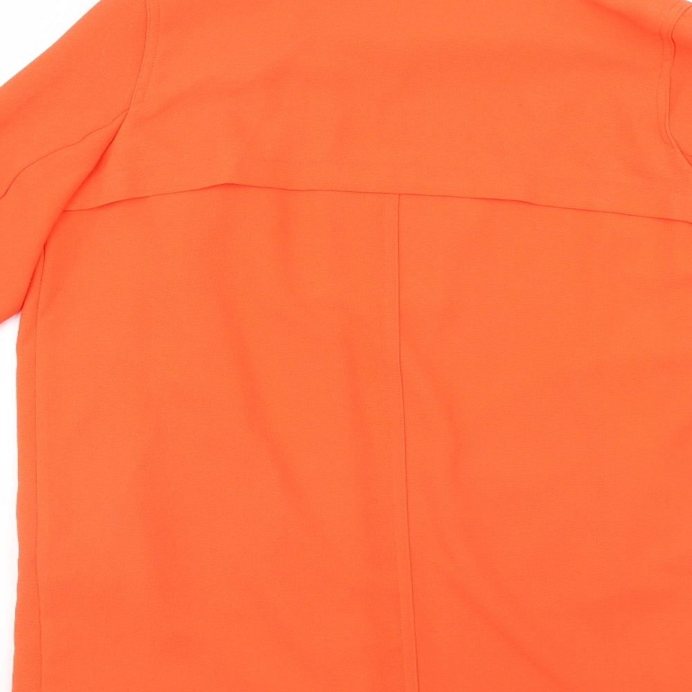 Atmosphere Womens Orange Jacket Coatigan Size 10