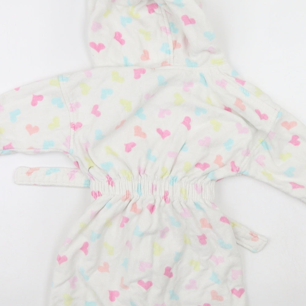 NEXT Girls White Polka Dot Gown Size 2-3 Years