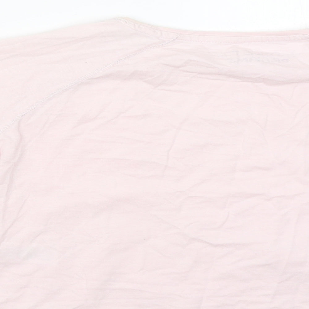 Sweet Dreams Girls Pink Basic T-Shirt Size 7 Years - Panda
