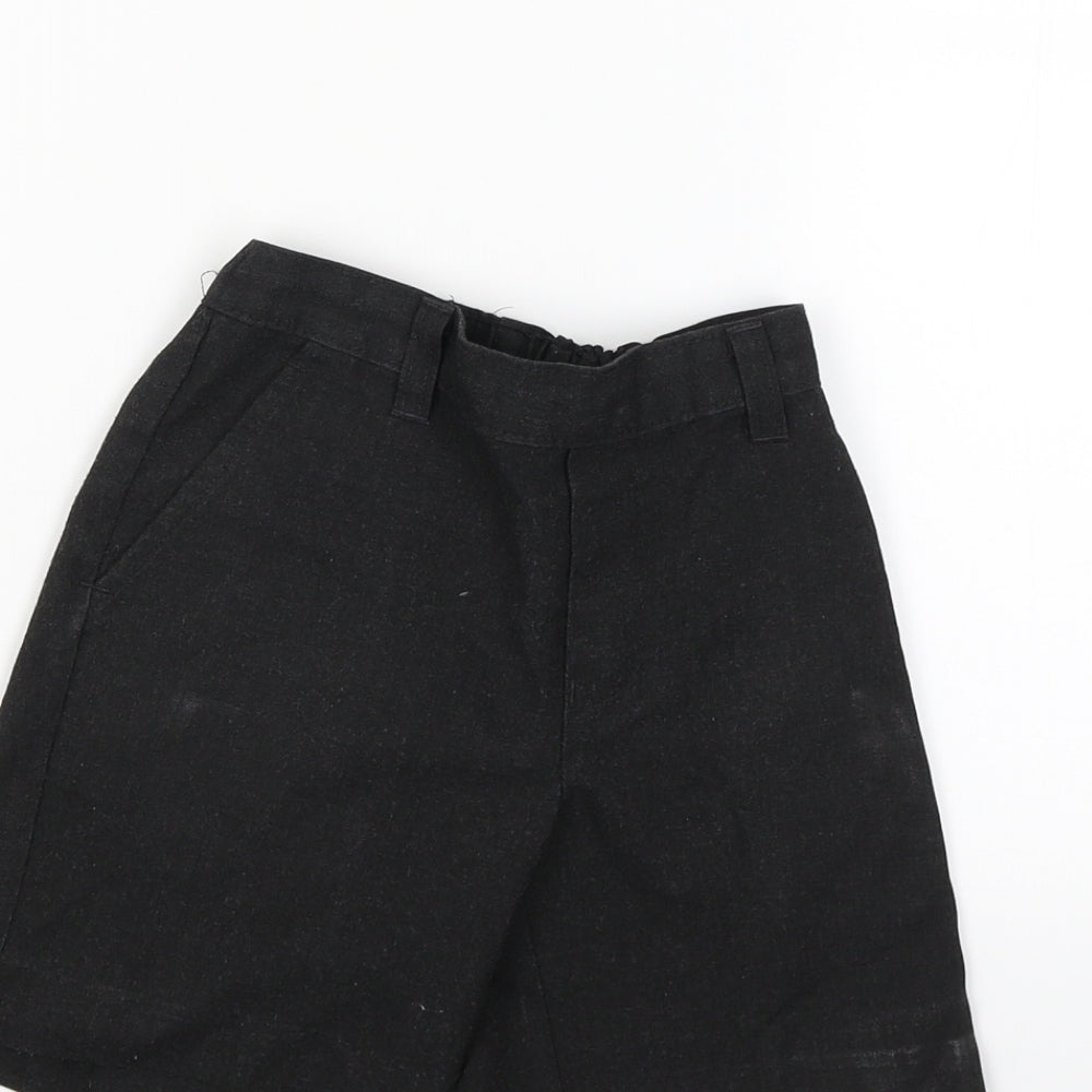 Marks & Spencer Girls Grey Bermuda Shorts Size 5 Years - School shorts