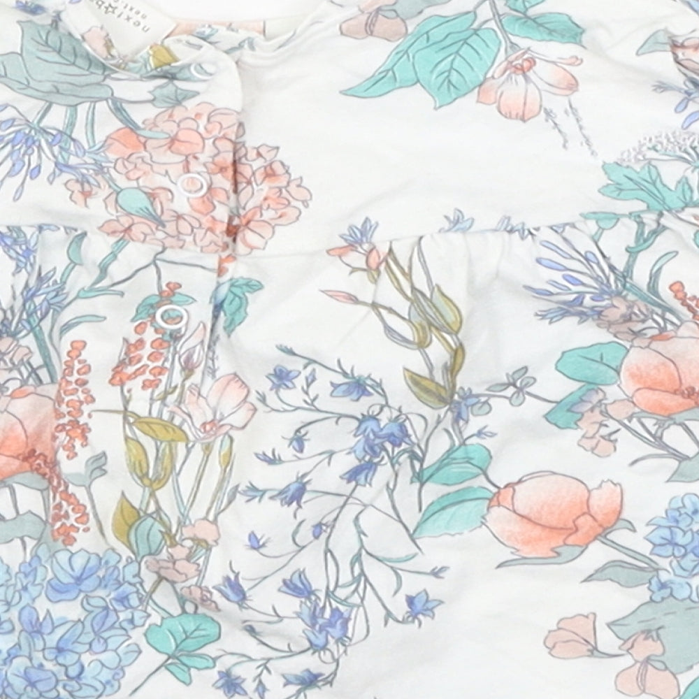 NEXT Girls White Floral A-Line Size 3-6 Months