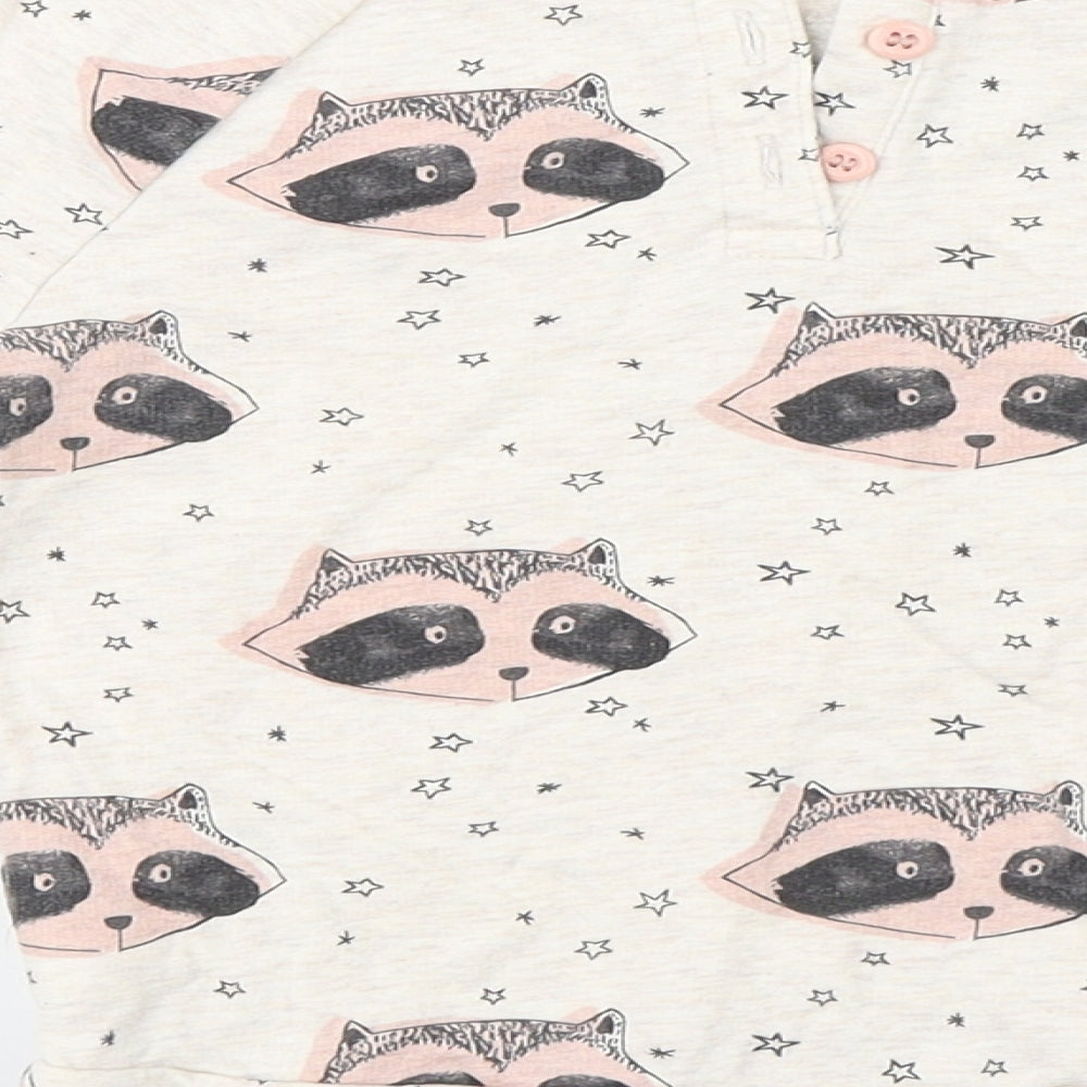 NEXT Boys Beige Pullover Jumper Size 2-3 Years - racoons