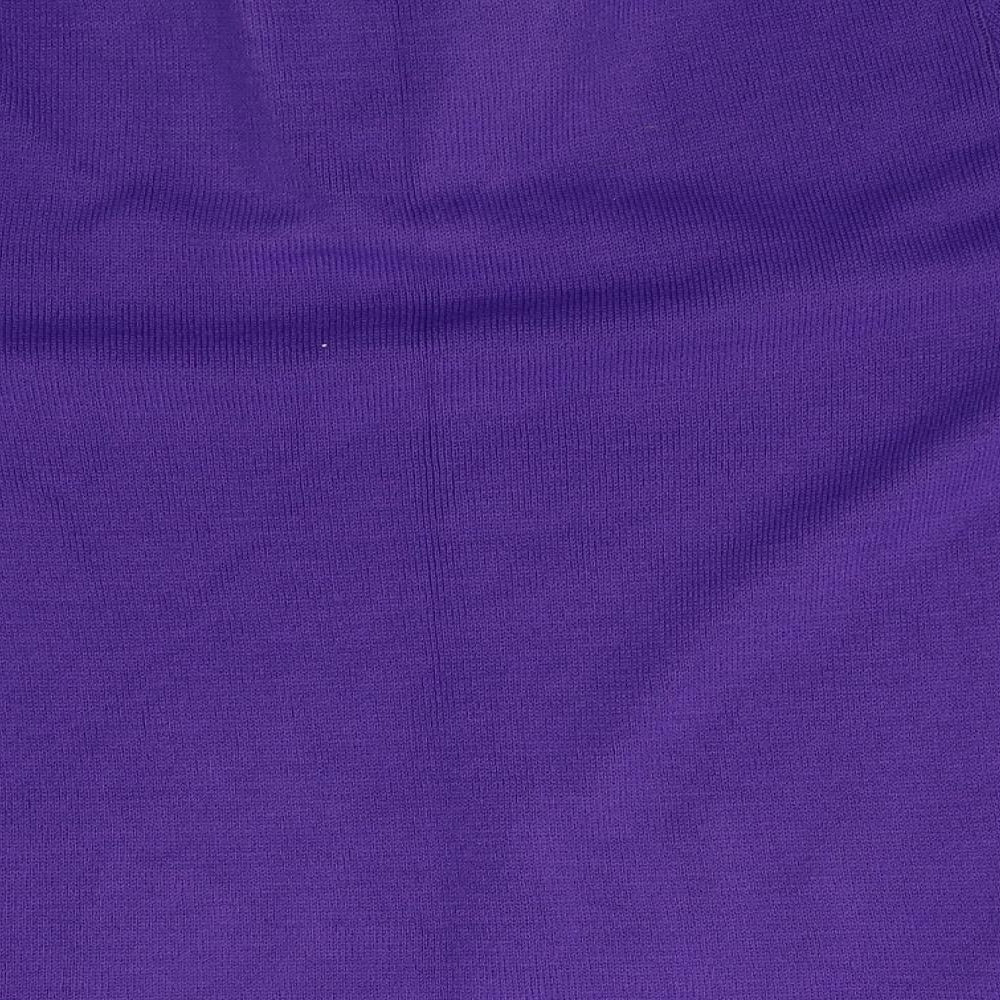 Glimpse Design Womens Purple Pullover Jumper Size S
