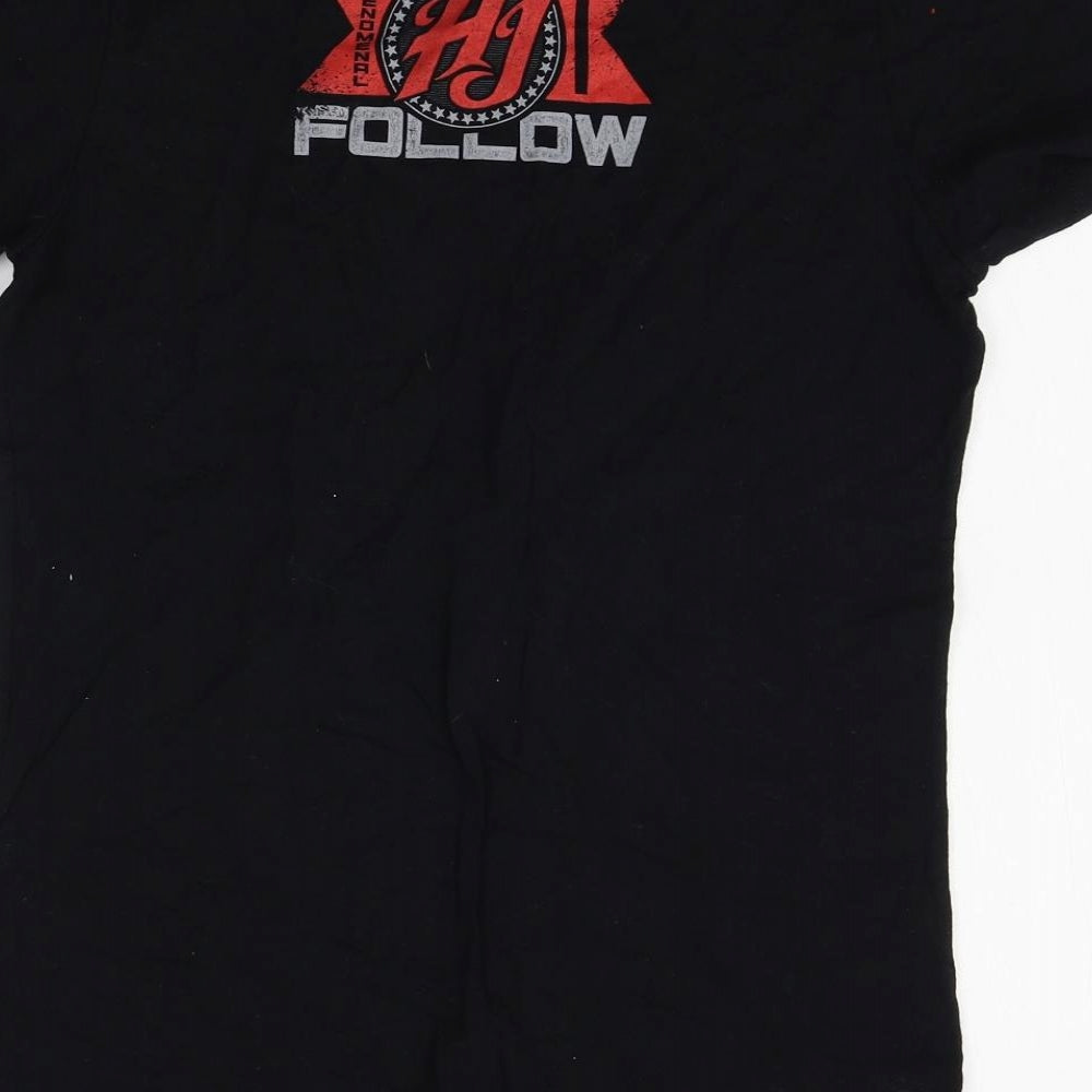 WWE Womens Black Basic T-Shirt Size M
