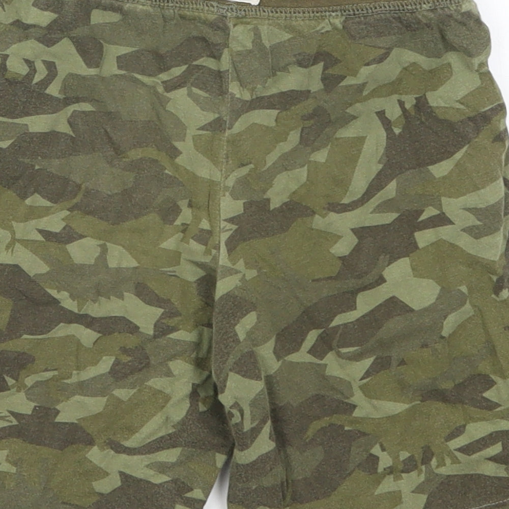 Gap Boys Green Camouflage Sweat Shorts Size 5 Years