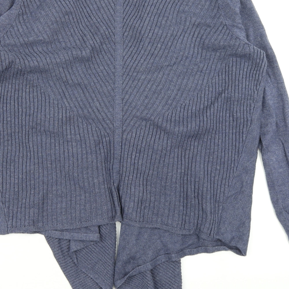 George Womens Blue Knit Cardigan Jumper Size 8
