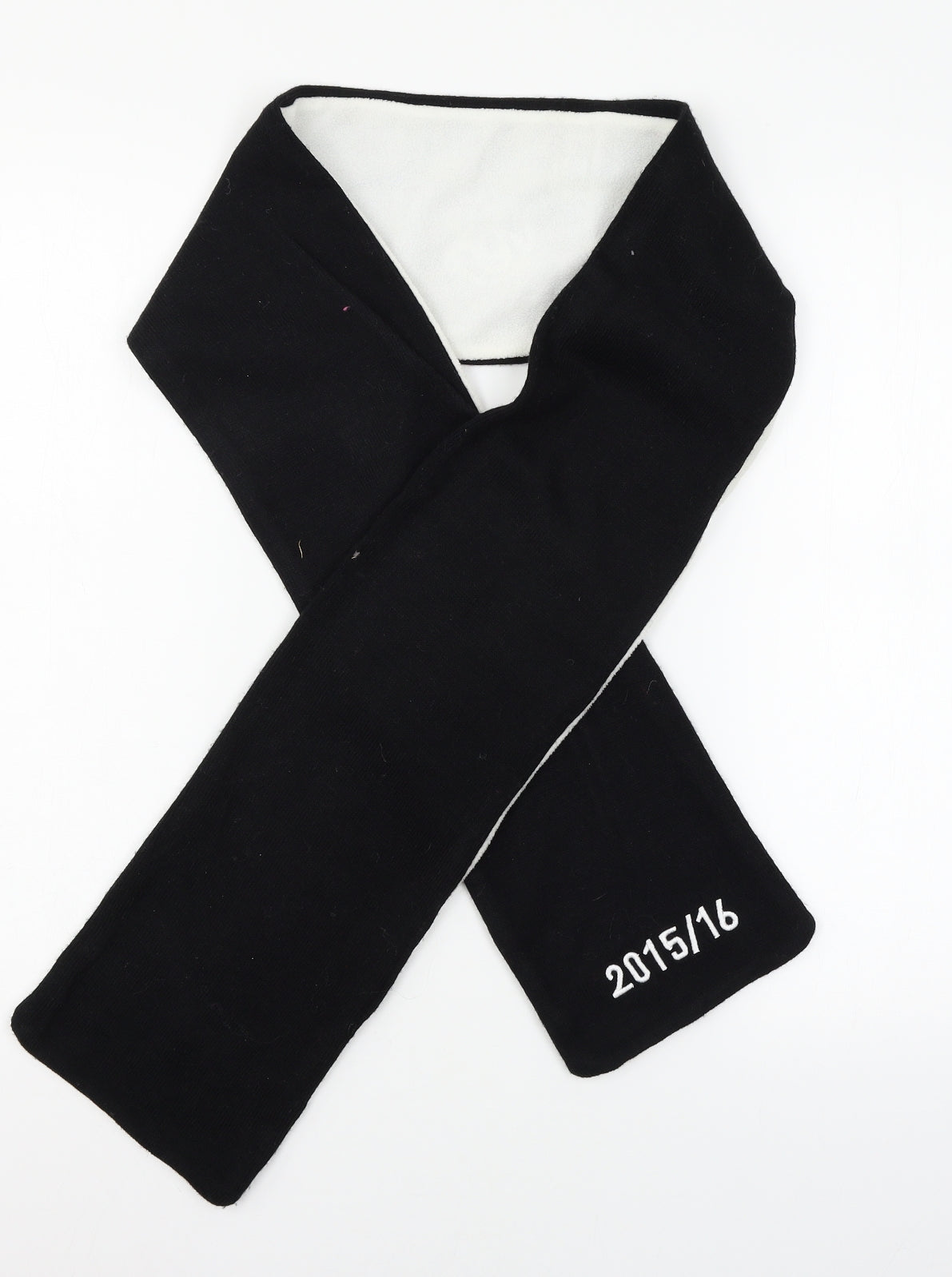 Preworn Mens Black Knit Rectangle Scarf Scarf One Size - Ram