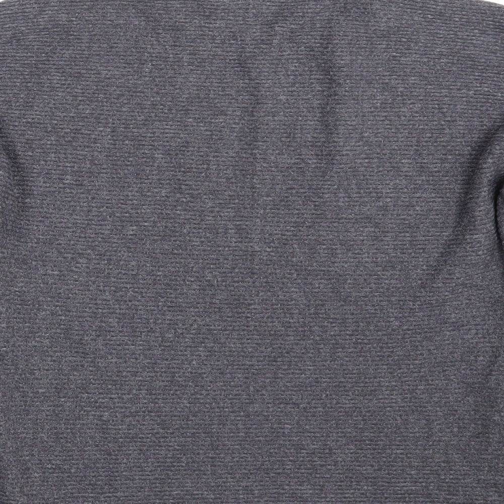George Mens Grey Pullover Jumper Size S