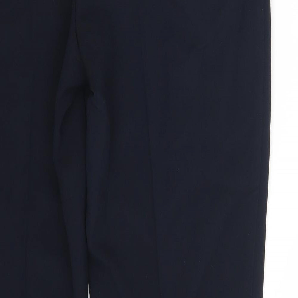 Marks & Spencer Womens Blue Dress Pants Trousers Size 10 L26 in