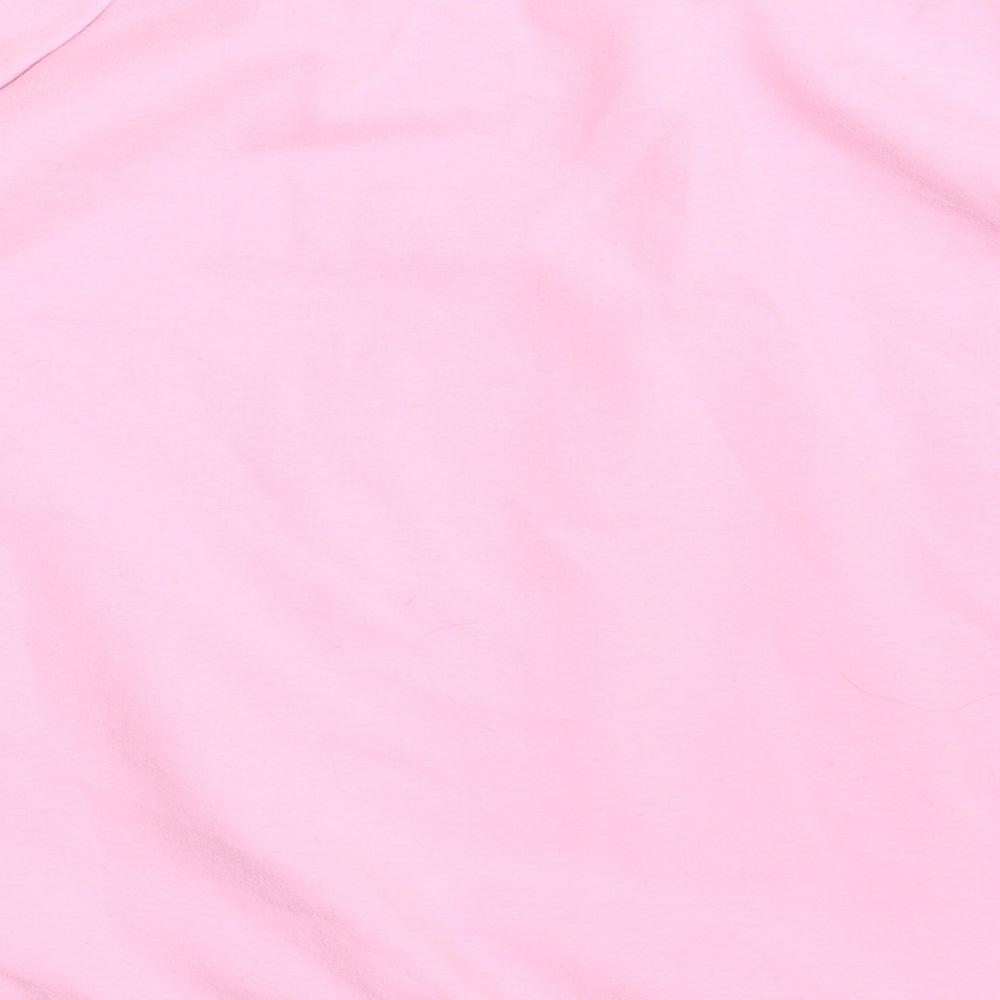 Fashion Womens Pink Pullover Jumper Size XL