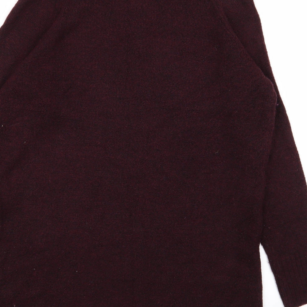 New Look Womens Purple Pullover Jumper Size S