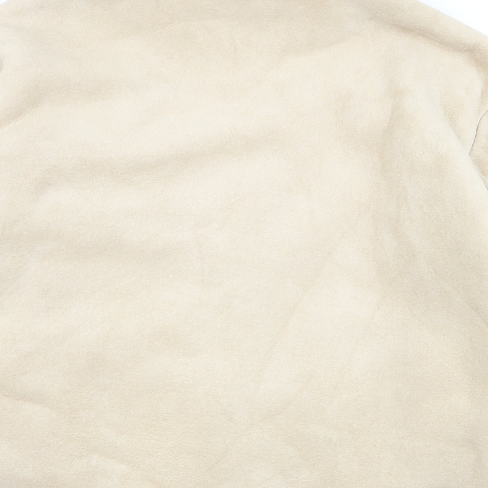 j.j wills Womens Beige Jacket Coat Size S