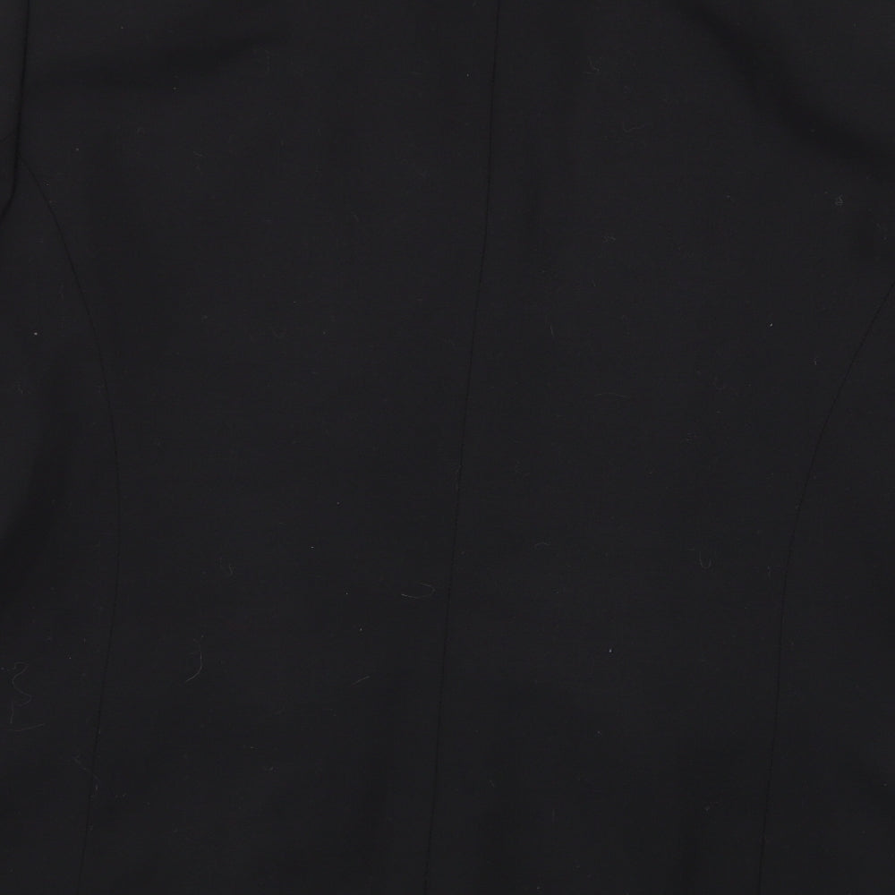 Apriori Womens Black Jacket Blazer Size 16
