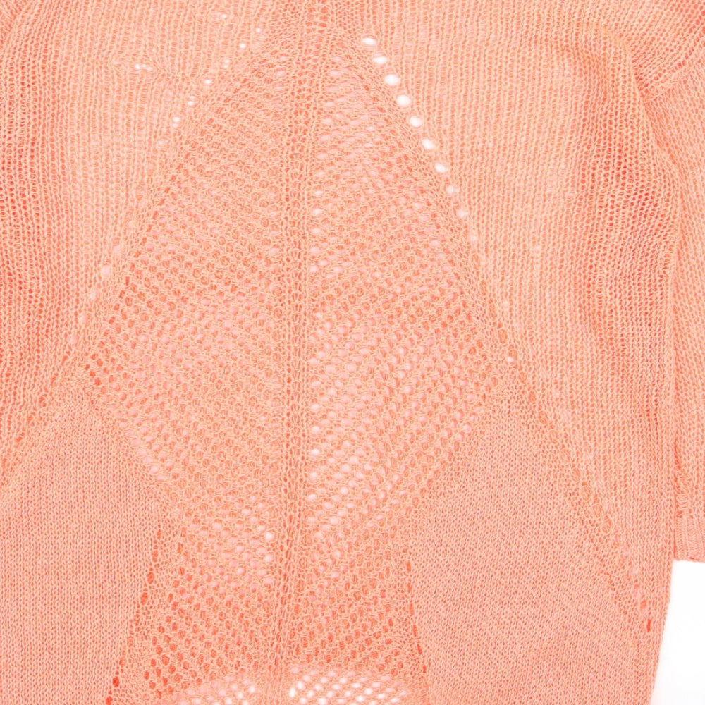 Next Womens Orange Pullover Jumper Size 10