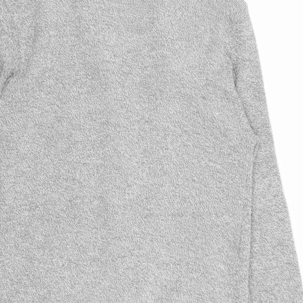 musky Womens Grey Cardigan Jumper Size S - size s/m