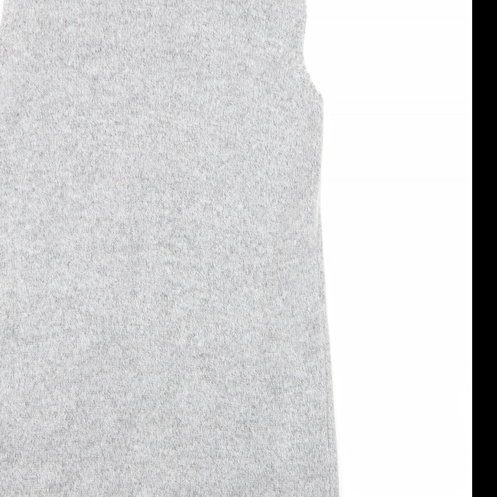 Primark Girls Grey Cardigan Jumper Size 11-12 Years