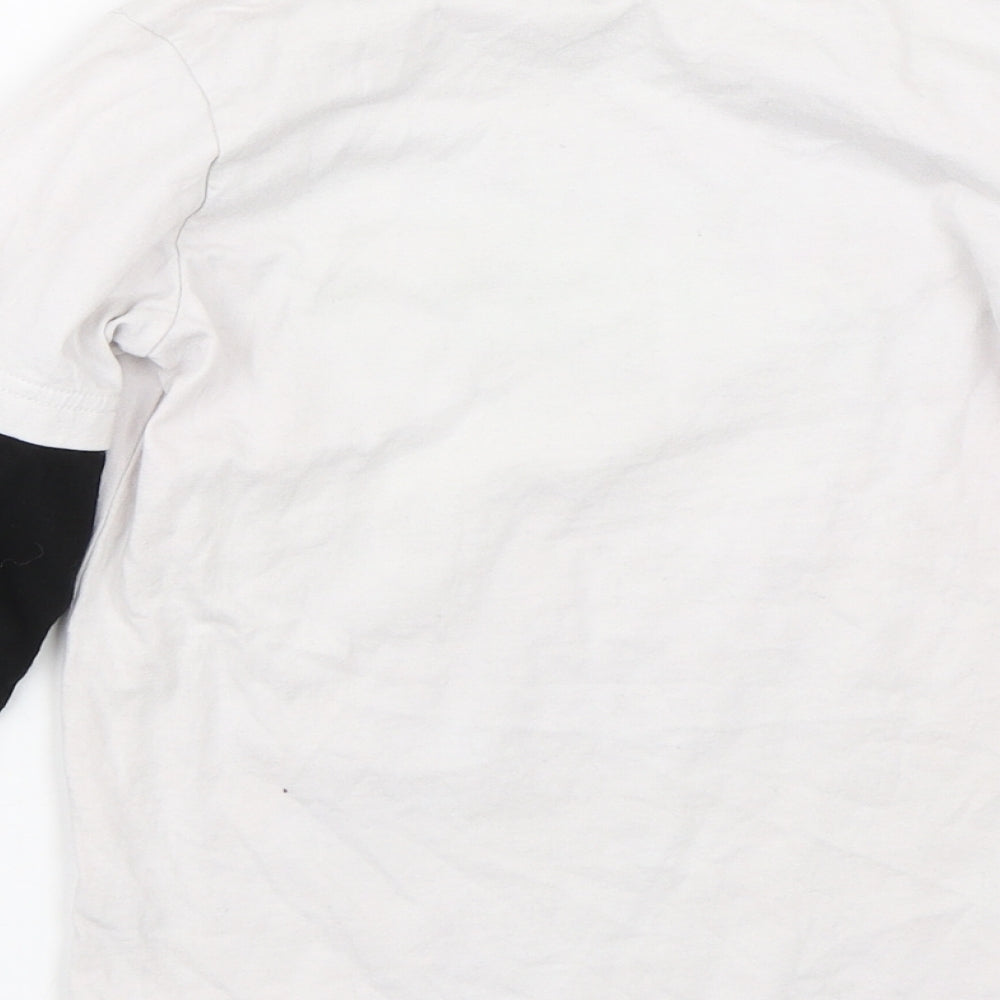 George Boys White Basic T-Shirt Size 6-7 Years - Gaming