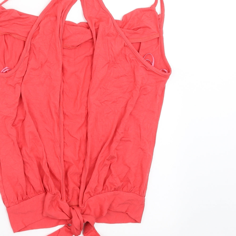 Stark Creative Womens Pink Basic Blouse Size 8