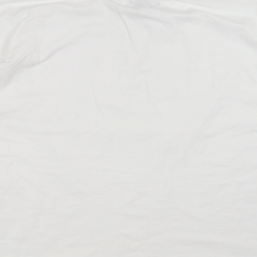 Missguided Womens White Basic T-Shirt Size 12