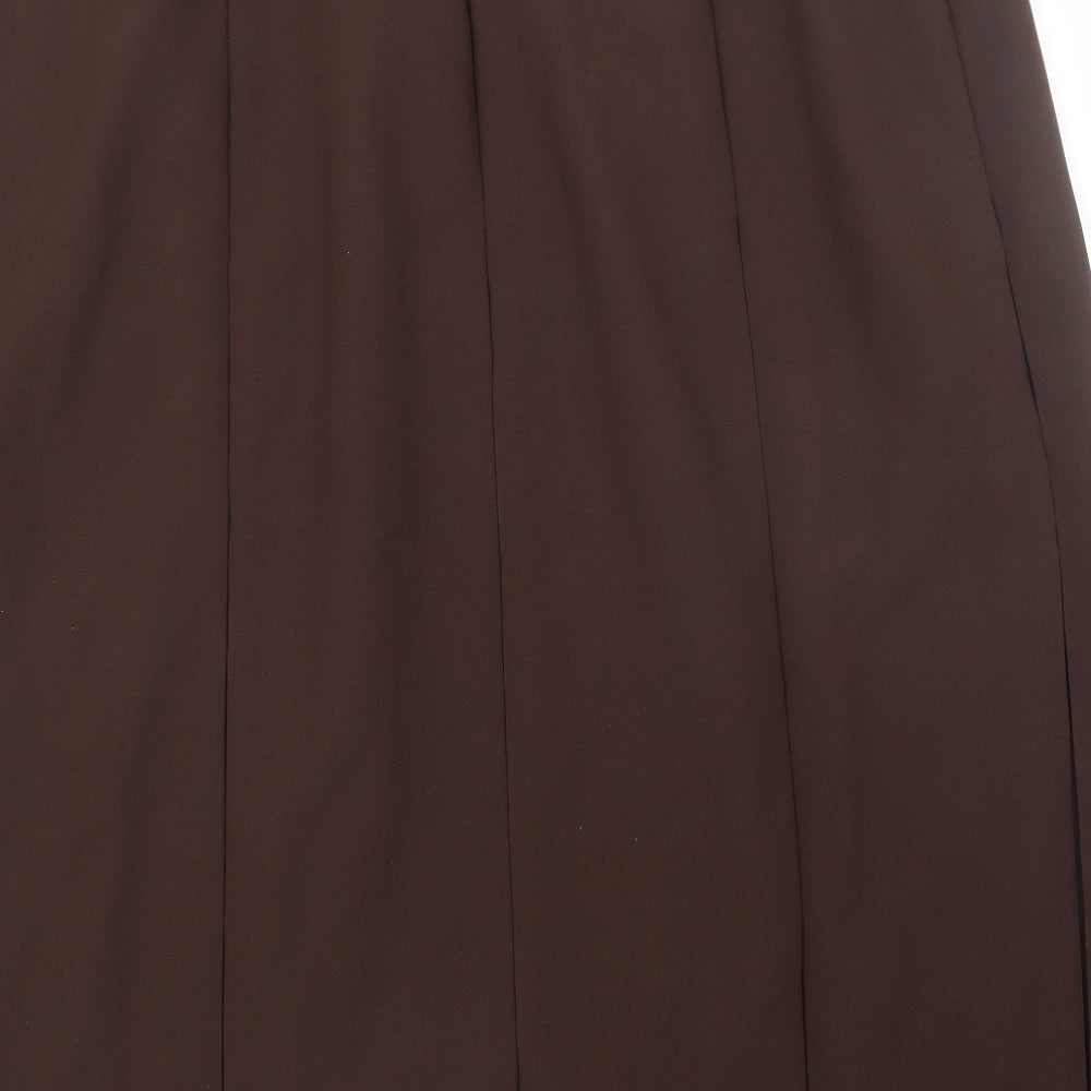 Damart Womens Brown A-Line Skirt Size 42