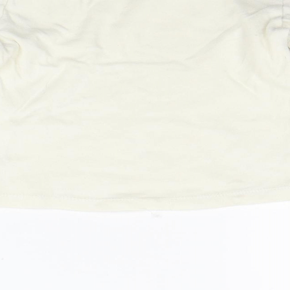 George Girls White Basic T-Shirt Size 12-18 Months