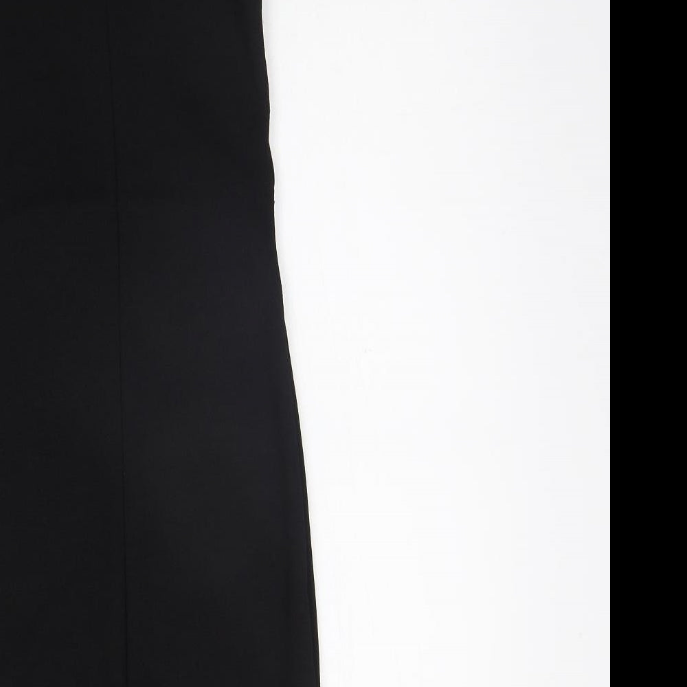 PRETTYLITTLETHING Womens Black A-Line Size 6
