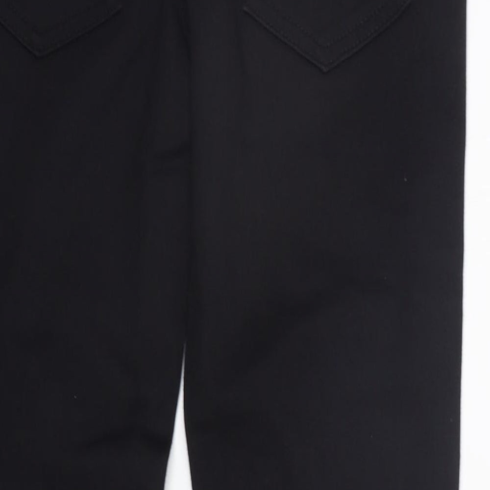 Matalan Boys Black Carrot Trousers Size 12 Years