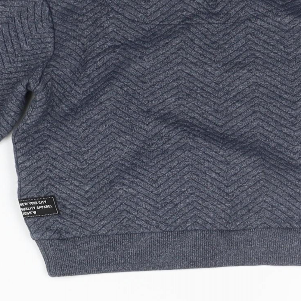 Primark Girls Grey Henley Jumper Size 4-5 Years