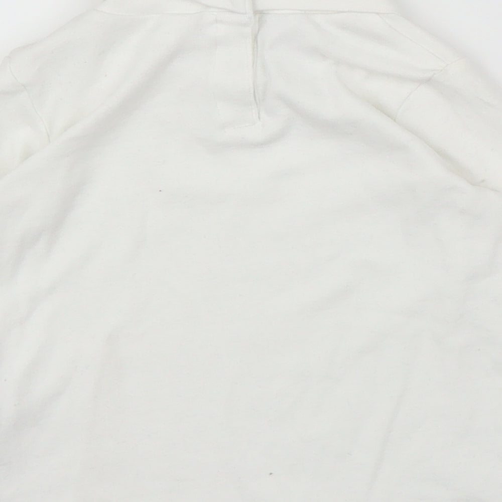 Zara Girls White Basic T-Shirt Size 3 Years
