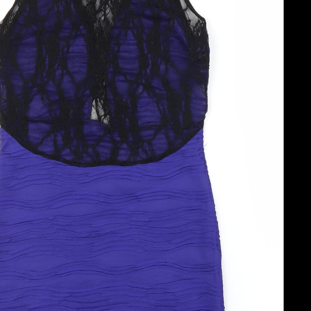 Cameo Rose Womens Blue Bodycon Size M