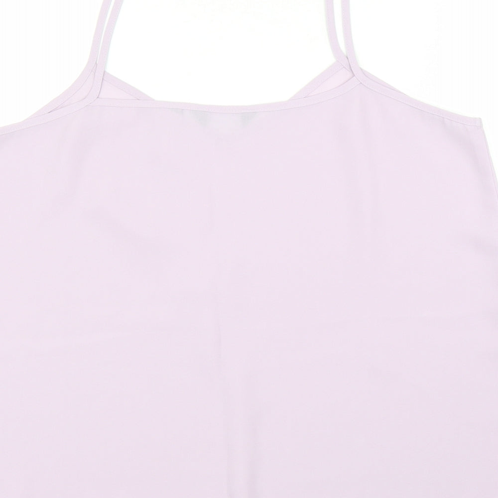 New Look Womens Purple Camisole Blouse Size 14