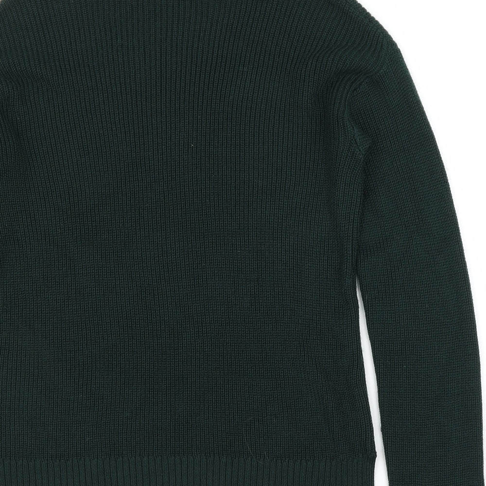 New Look Girls Green Pullover Jumper Size 13-14 Years