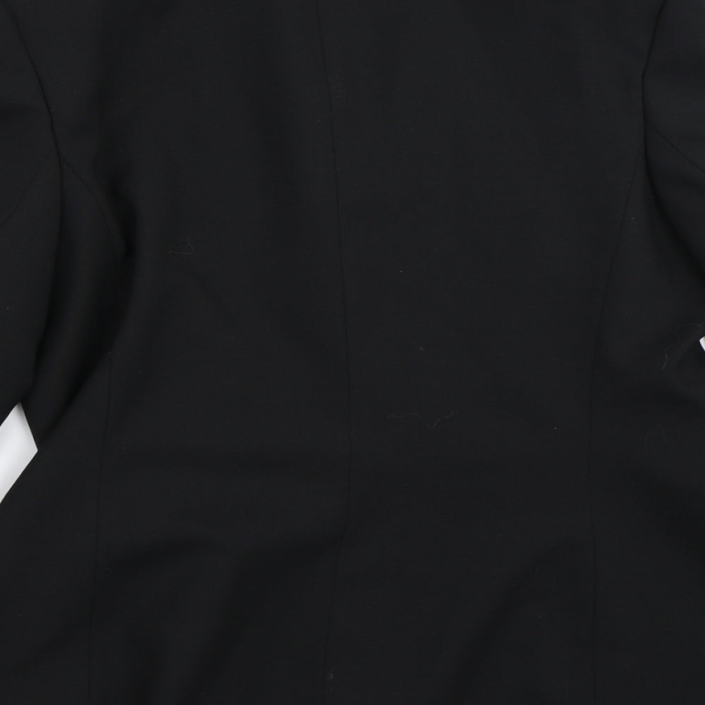 Eddy Taylor Womens Black Jacket Blazer Size 16