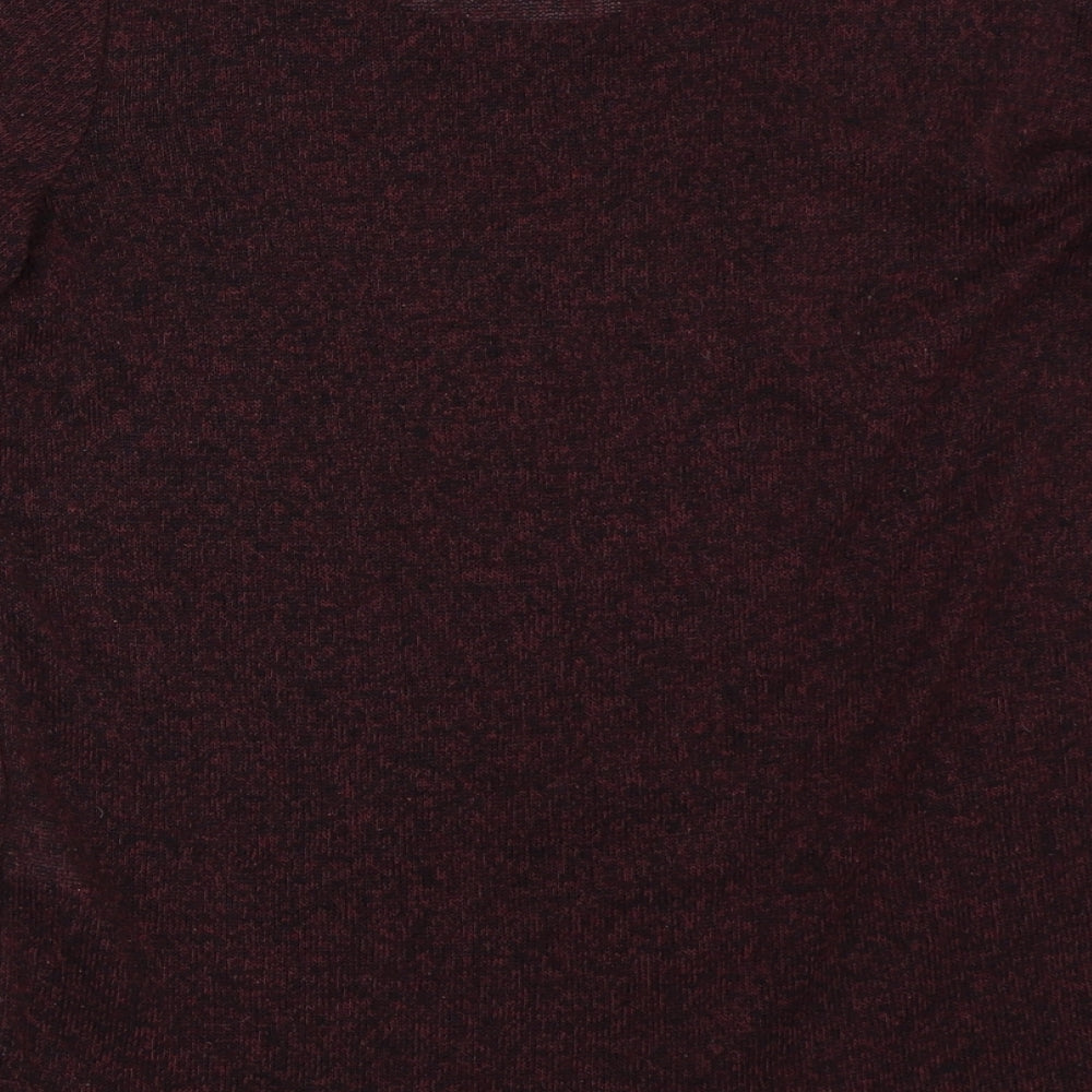 New Look Womens Red Pullover Jumper Size 8