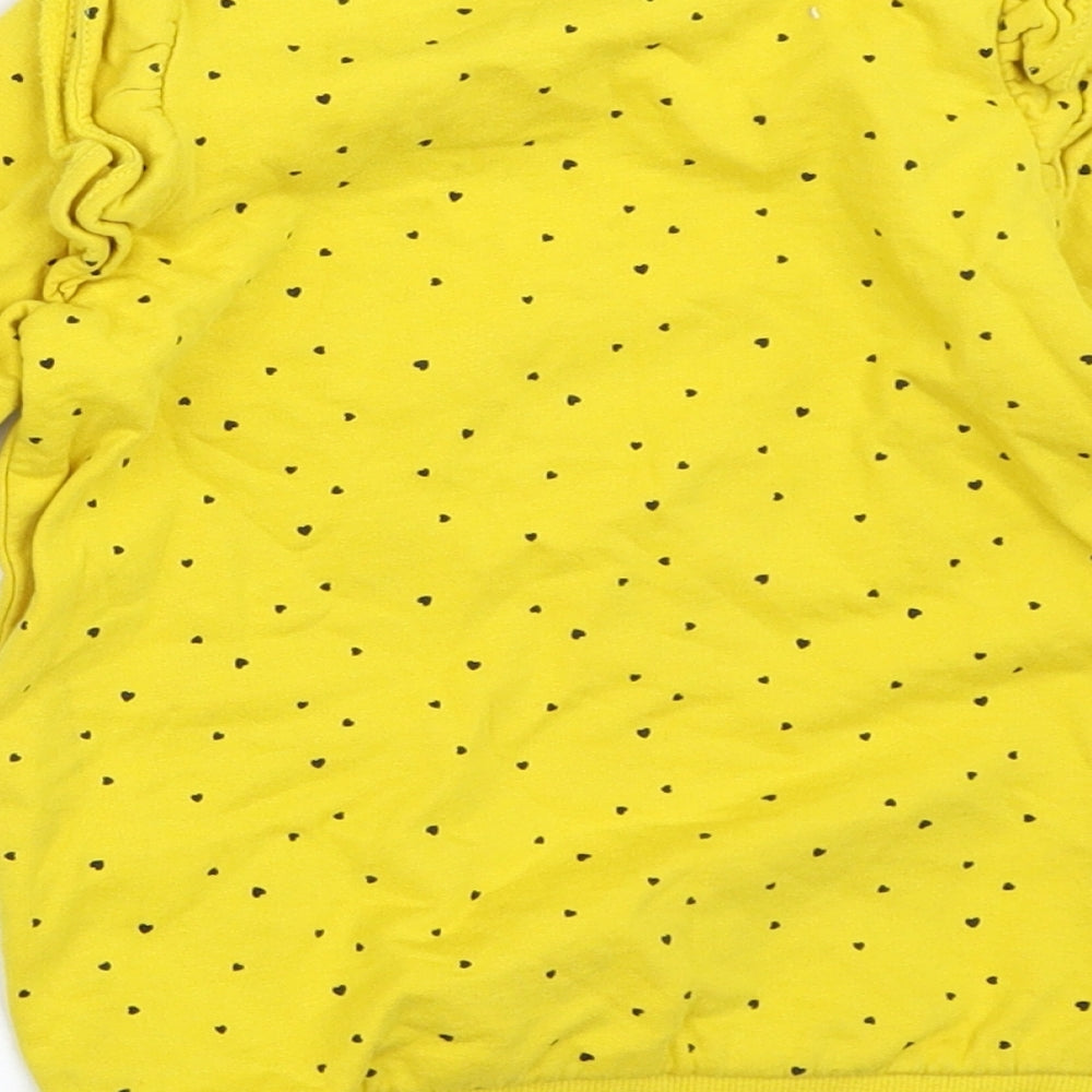 So Cute Girls Yellow Pullover Jumper Size 18-24 Months