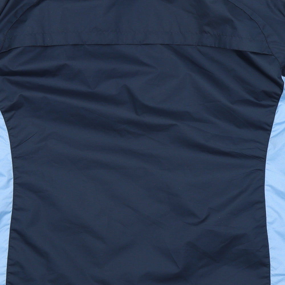 Slazenger Womens Blue Rain Coat Coat Size M