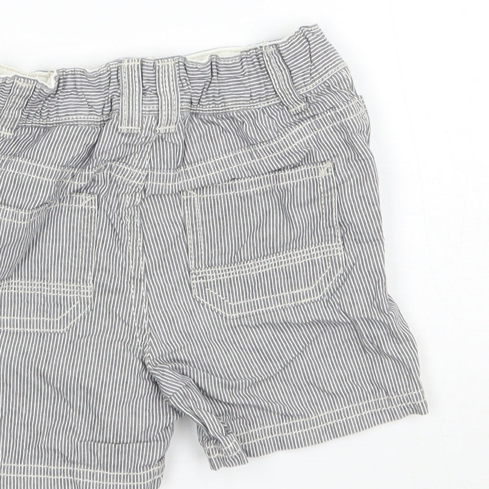 TU Baby White Striped Cropped Leggings Size 9-12 Months