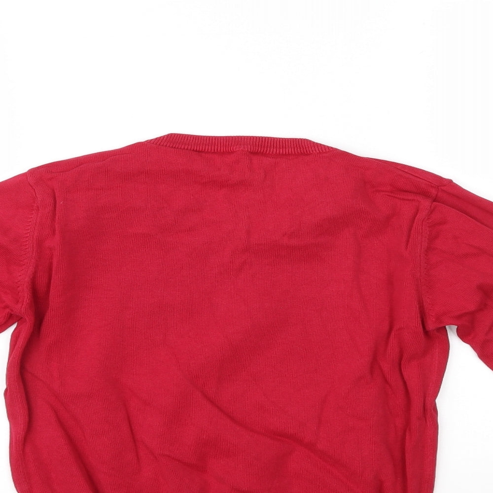 George Girls Red Pullover Jumper Size 8-9 Years