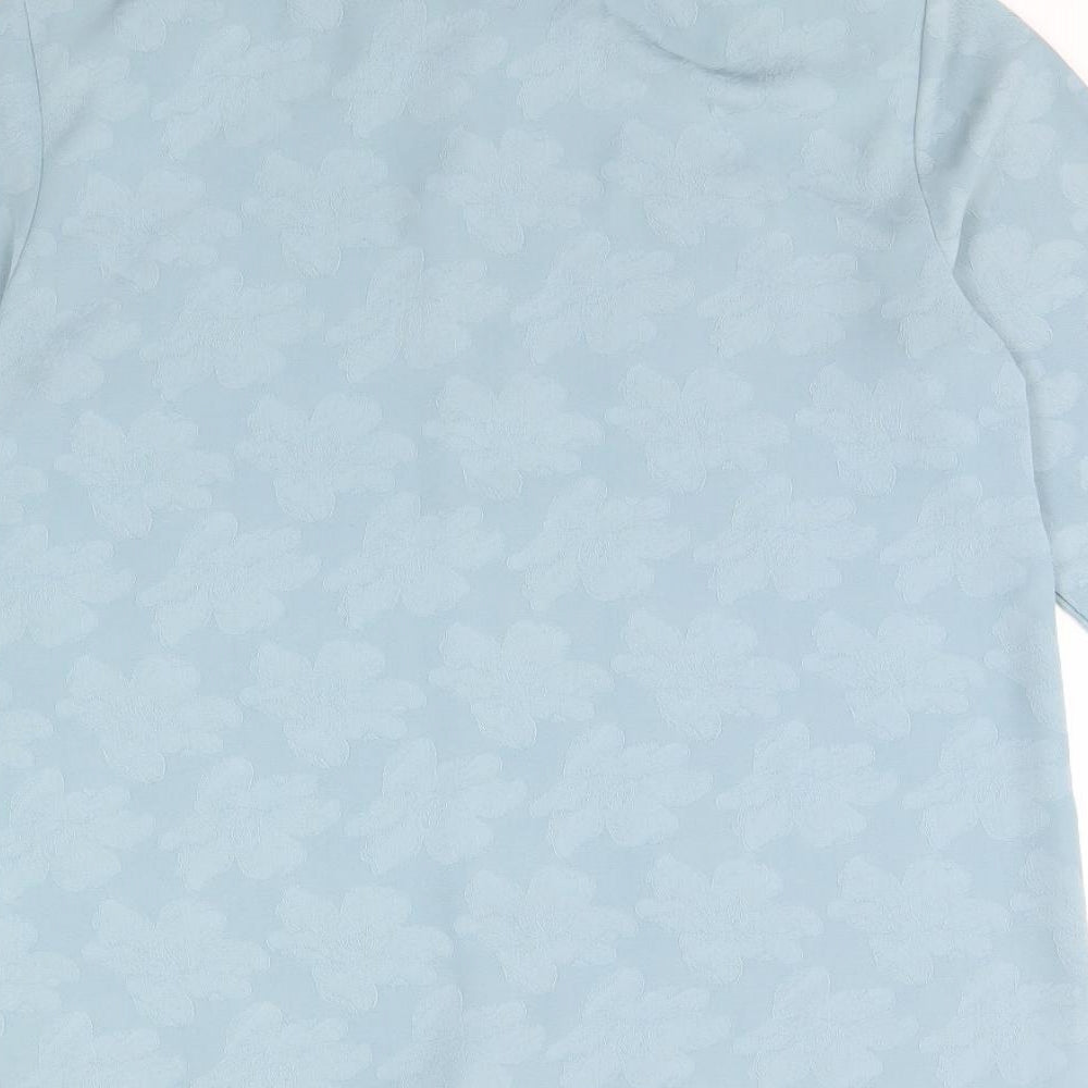 Bonmarché Womens Blue Basic Button-Up Size 12